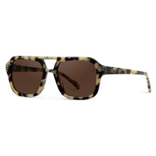 Load image into Gallery viewer, "Sydney" Polarized Sunglasses, Beige Tortoise / Brown Lens