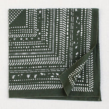 Load image into Gallery viewer, Olive Dot Dash Bandana