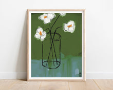 Load image into Gallery viewer, "Green Glass Still Life" Giclée Print, 8" x 10"