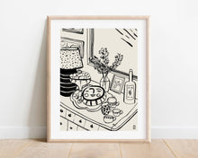 Load image into Gallery viewer, "Let's Eat!" Giclée Print, 8" x 10"
