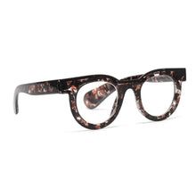 Load image into Gallery viewer, "Kai" Blue Light Readers, Crackled Brown