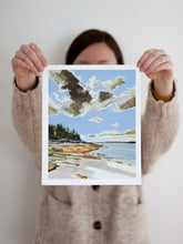 Load image into Gallery viewer, Cranberry Island, 8" x 10" Print on Canvas