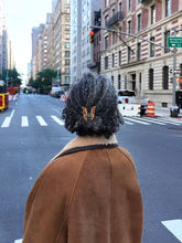 Load image into Gallery viewer, Hand-Painted Mini Morpho Claw Hair Clip | Eco-Friendly