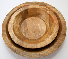 Load image into Gallery viewer, 12" Round Bowl, Natural Finish