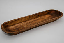 Load image into Gallery viewer, Long Bread Bowl, Walnut Finish