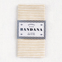 Load image into Gallery viewer, Sand Striped Bandana