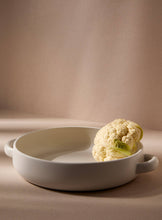 Load image into Gallery viewer, Stoneware Serving Plate with Handles, Matte White