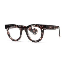 Load image into Gallery viewer, "Kai" Blue Light Readers, Crackled Brown