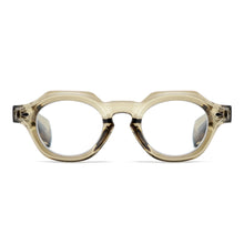 Load image into Gallery viewer, "Toby" Blue Light Readers, Transparent Olive
