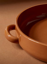 Load image into Gallery viewer, Stoneware Serving Plate with Handles, Matte White