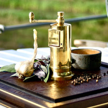 Load image into Gallery viewer, Chef's Mate 5.3" Brass Pepper Mill