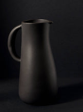 Load image into Gallery viewer, Stoneware Jug, Matte Black