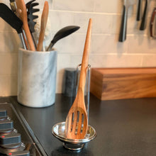 Load image into Gallery viewer, Slotted Acacia Wood Spoon, 12"