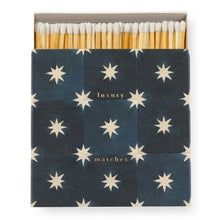 Load image into Gallery viewer, Navy Star Tile | Square - Safety Matches 🎄