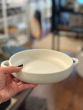Load image into Gallery viewer, Stoneware Dinner Plate with Handles, Matte White