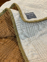 Load image into Gallery viewer, Charlestown Hand-Stitched Throw - Ochre / Sand