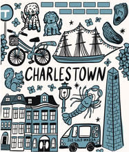 Load image into Gallery viewer, Charlestown Blanket, Blue - Monroe Exclusive