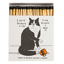 Load image into Gallery viewer, I Do It Because I Can | Square - Safety Matches