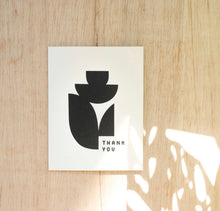 Load image into Gallery viewer, Thank You Silhouette Card