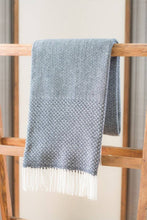 Load image into Gallery viewer, Sheep's Wool Throw, Mixed Grey Swallow