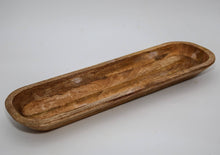 Load image into Gallery viewer, Long Bread Bowl, Walnut Finish