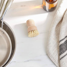 Load image into Gallery viewer, Fox Run Small Natural Dish Brush with Fiber Bristles, 3"