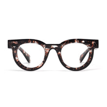 Load image into Gallery viewer, "Kai" Blue Light Readers, Crackled Brown