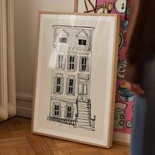 Load image into Gallery viewer, "Brownstone" Giclée Print, 8" x 10"