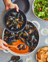 Load image into Gallery viewer, Stoneware Serving Plate with Handles, Matte White