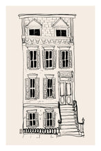 Load image into Gallery viewer, "Brownstone" Giclée Print, 8" x 10"