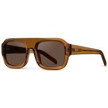 Load image into Gallery viewer, "Harlee" Polarized Sunglasses, Caramel Brown / Brown Lens