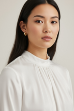 Load image into Gallery viewer, Croissant Clicker Hoop Earrings
