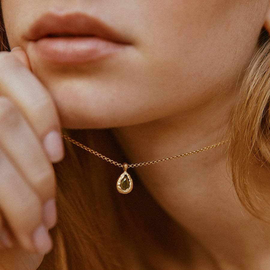 Lysia Olive Necklace