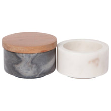 Load image into Gallery viewer, Two-Tone Marble Salt Cellar
