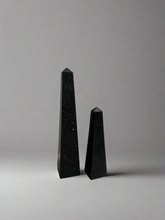 Load image into Gallery viewer, Black Marquina Obelisk, Tall
