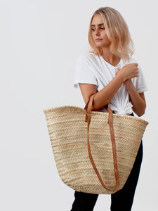 Double-Handled Parisienne Shopper, Natural