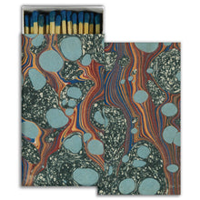 Load image into Gallery viewer, Boxed Matches, Marbled Blue
