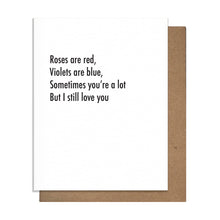 Load image into Gallery viewer, You're A Lot - Love Card
