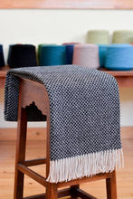 Load image into Gallery viewer, Sheep's Wool Throw,  Dry Green Swallow
