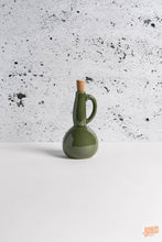 Load image into Gallery viewer, Stoneware Olive Oil Bottle, Matte Black
