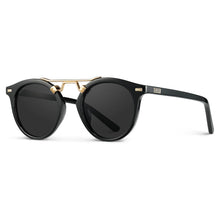 Load image into Gallery viewer, "Skyler" Polarized Sunglasses, Black / Black Gradient Lens

