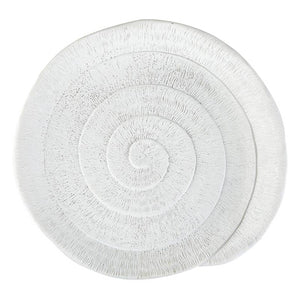 Matte White Shell Plate