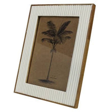 Load image into Gallery viewer, 5" x 7" Carved Frame, Ivory &amp; Teak
