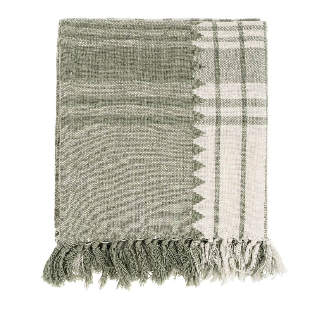 Malaya Woven Throw, Sagebrush