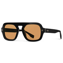 Load image into Gallery viewer, "Naomi"Polarized Sunglasses, Black / Orange Lens
