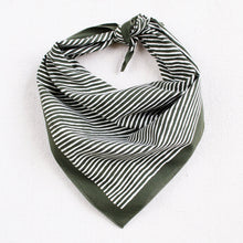 Load image into Gallery viewer, Olive Striped Bandana
