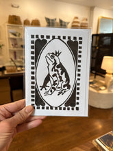 Load image into Gallery viewer, Sir Toad Hand-Printed Card
