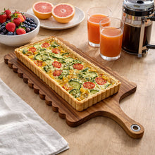 Load image into Gallery viewer, Acacia Scalloped Cutting Board
