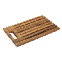 Load image into Gallery viewer, Grooved Bread Board, Acacia Wood
