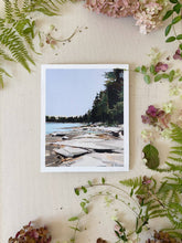 Load image into Gallery viewer, Fernald Cove Periwinkle, 8&quot; x 10&quot; Print on Canvas
